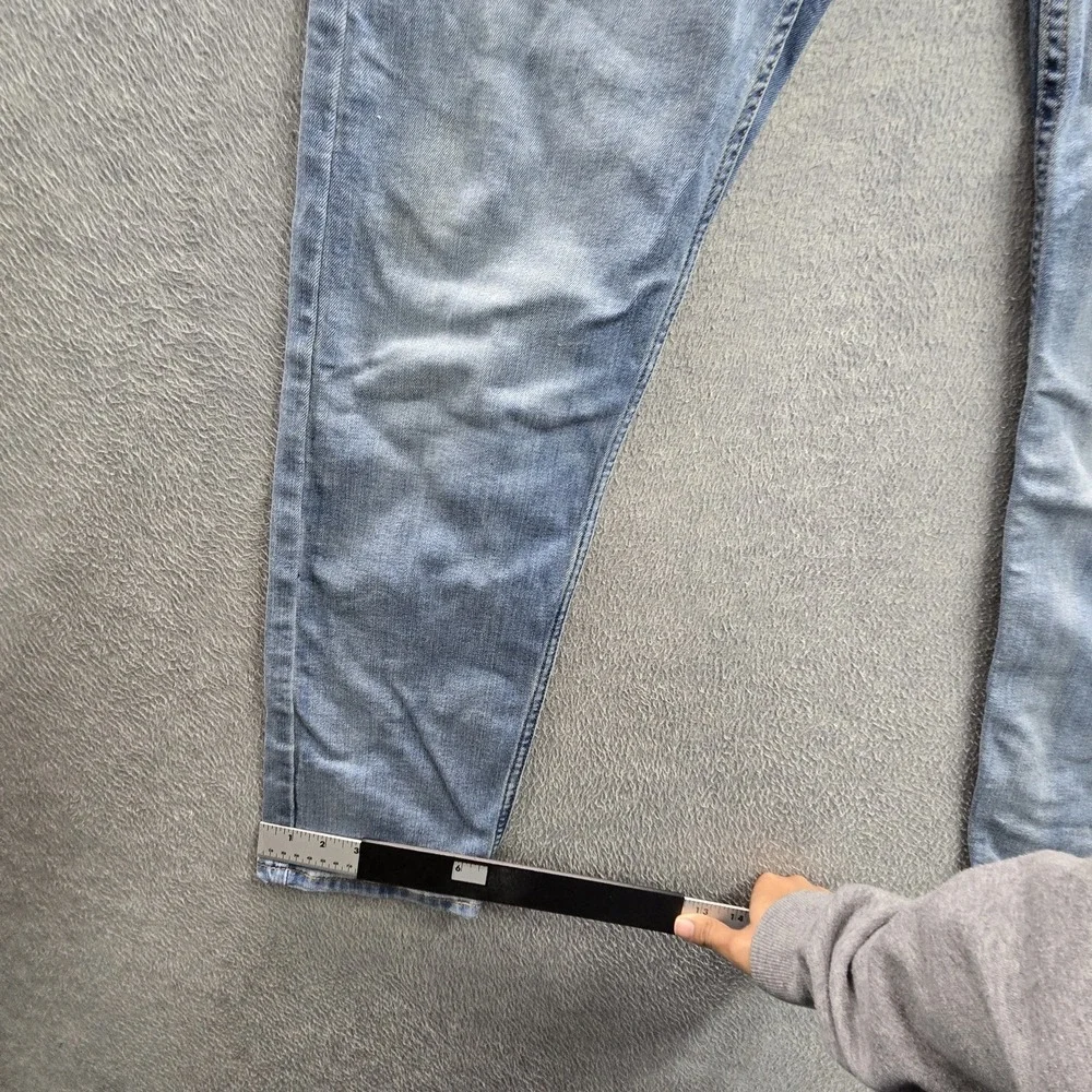 Levi's 502 Men Jeans 33X32 Light Blue Denim Taper Fit 27
